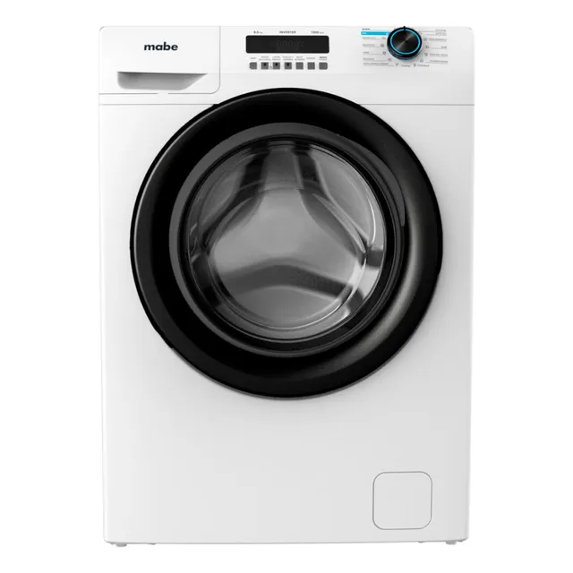 Lavarropas Carga Frontal Inverter 8.5 Kg Mabe Lfma0810sb0 Color Blanco