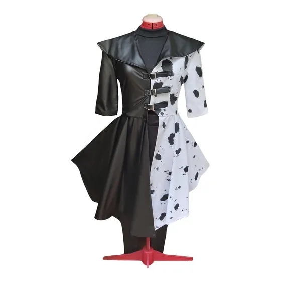 Disfraz De Cruella De Vil Dalmatas Disfraz Cosplay Para Dama