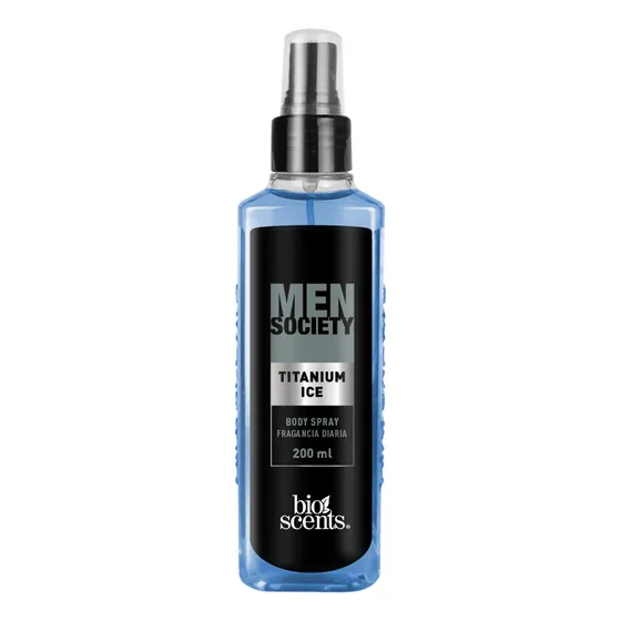 Body Spray Bioscents Men Society Titanium Ice 200ml