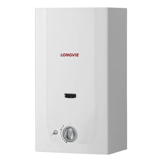Calefón Longvie Tiro Natural 14 Litros Cn14ss Gn Color Blanco