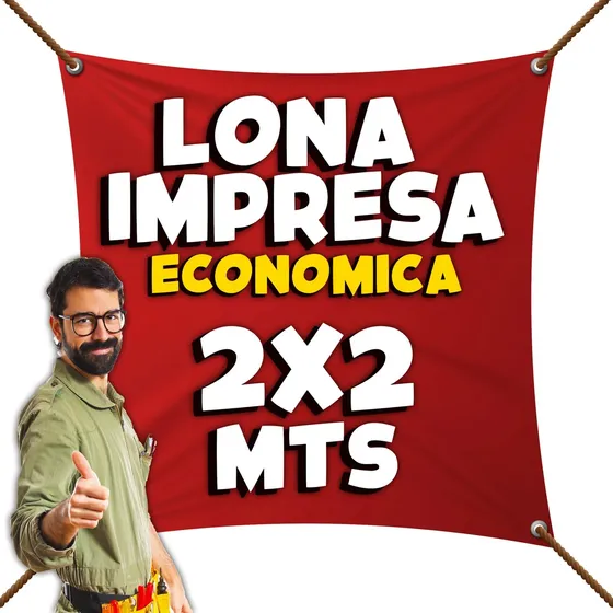 Lona Impresa Personalizada Negocio O Publicidad