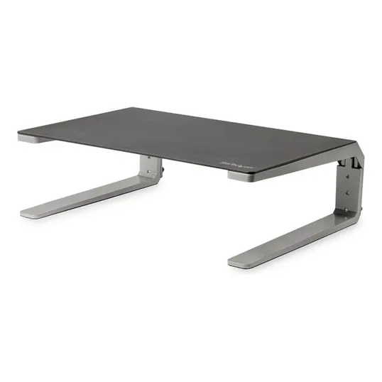 Base Para Monitor En Acero Y Aluminio Altura Ajustable
