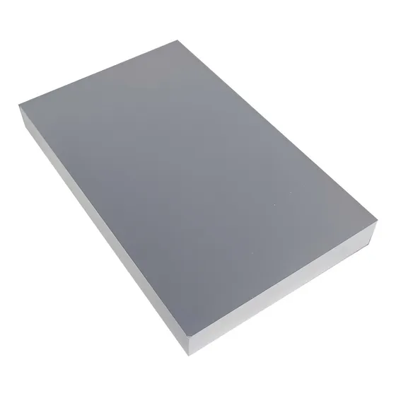 Lamina De Pvc Pet Gris Super Mate Doble Cara 18 Mm