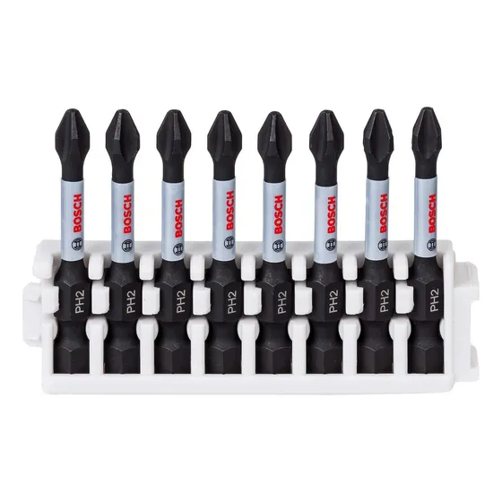 Pack x 8 Unidades De Puntas Para Taladro PH2 Impact Control De 50mm Bosch