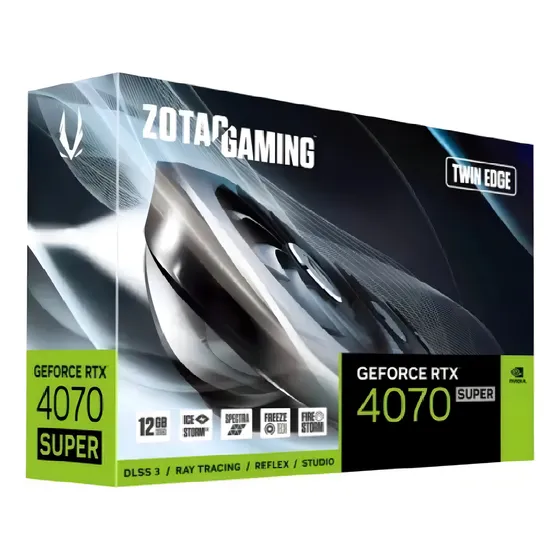 Tarjeta de vídeo Zotac Geforce Rtx 4070 Super Twin Edge de 12 GB