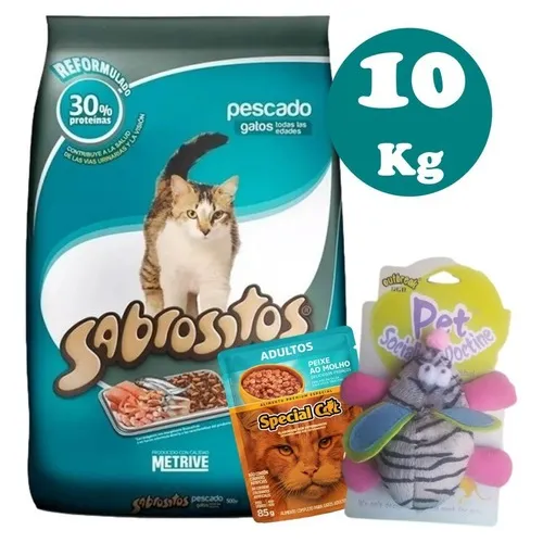 Sabrositos Gato Pescado 10 Kg