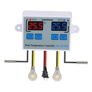 S Controlador De Temperatura Com Termostato Digital Duplo, S Controlador De Temperatura Com Termostato Digital Duplo,