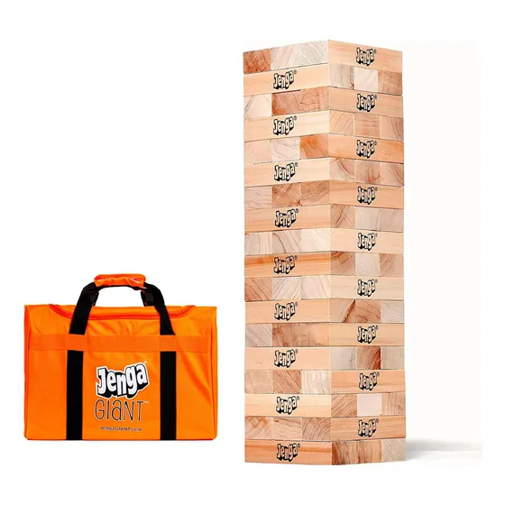 Jogo De Precisão Jenga Js7, Edição Gigante, Com Bolso