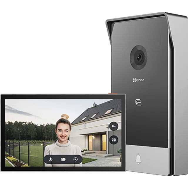 Ezviz Hp7 2K Kit Videoportero Inteligente WIFI Frente y Monitor 7" Color Gris