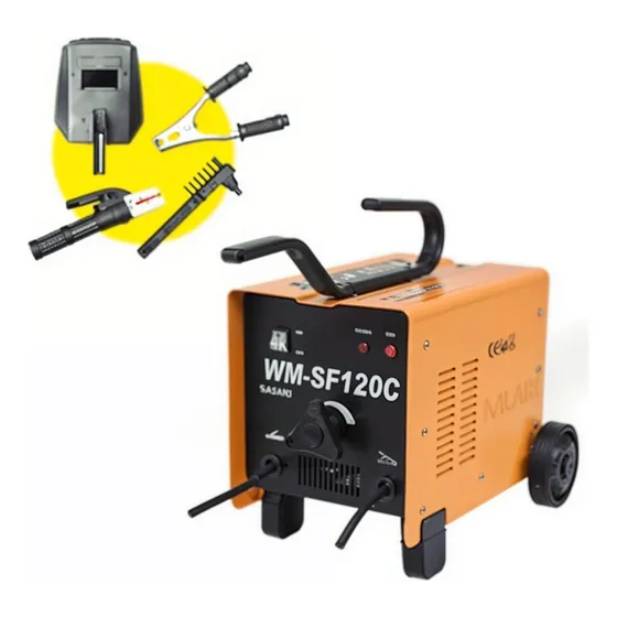 Máquina De Soldar Mma 220v 80-200a Con Ruedas Soldadura Color Naranja Frecuencia 50 Hz/ 60 Hz