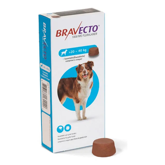 Premio P/ Perro Bra V-ec To  20- 40 Kg 1 Tableta Masticable