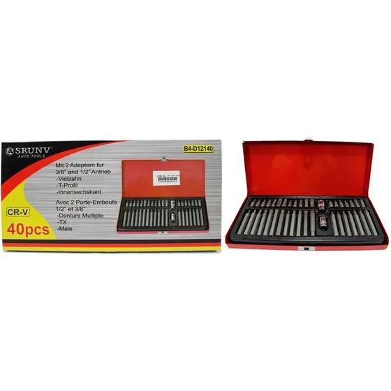Set De Ratchet Y Puntas 40 Pcs. Brickell.