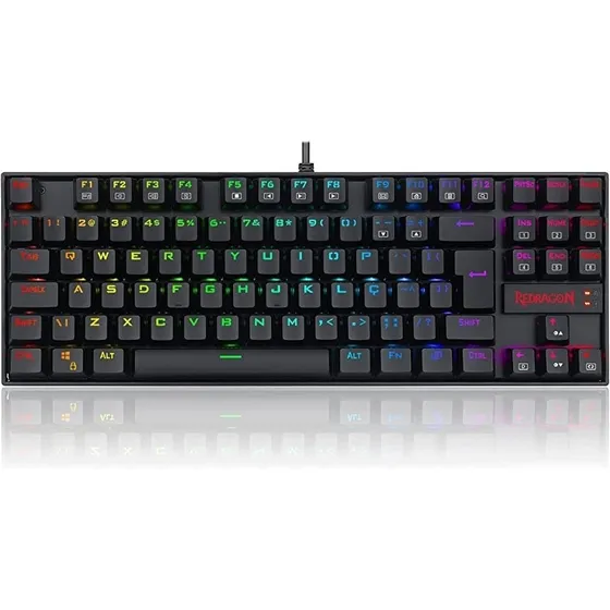 Teclado Magnetico Gamer Kumara Pro Rgb Preto Switch Brown Idioma Português Brasil