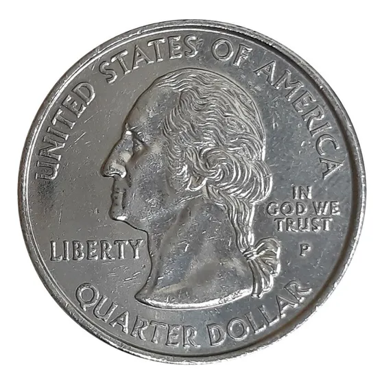 Moeda Quarter Dollar De 2001 Kentucky Origem Usa