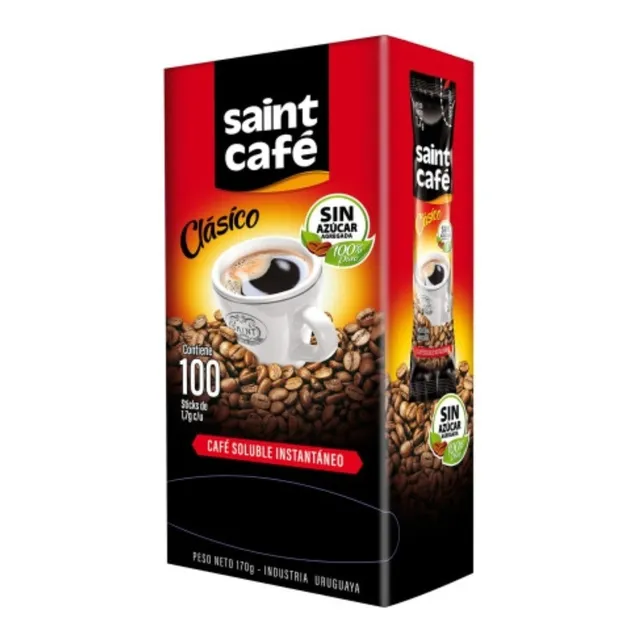 Saint Café Clásico X100 Sobrecitos Sobre Solubles