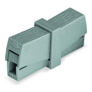 Conector Wago Passagem 1 Polo - 0,5 2,5mm - 224-201 Cinza - Conector Wago Passagem 1 Polo - 0,5 2,5mm - 224-201 Cinza -