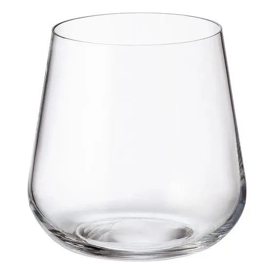 Vasos Cristal Bohemia Ardea 320ml Set X 6 Whisky Agua Cognac Color Transparente