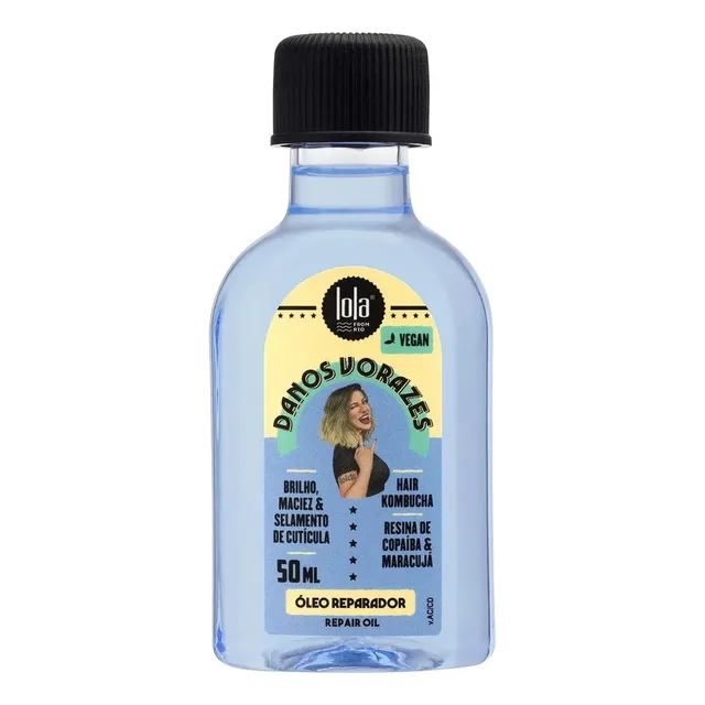 Danos Vorazes Óleo Capilar Reparador 50ml - Lola Cosmetics