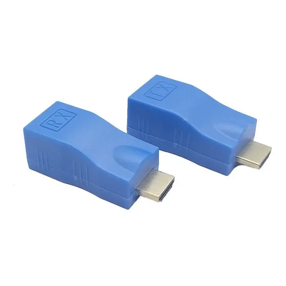 Extensor Hdmi A Utp Rj45 Cat5e Cat6 Extender Hasta 30 Metros