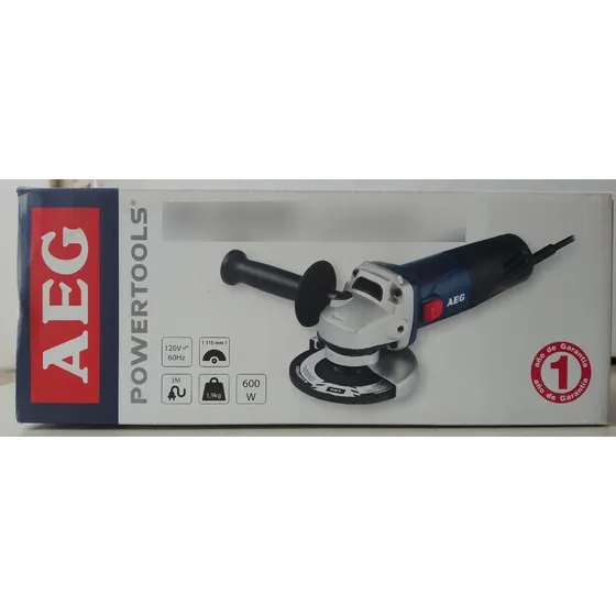 Esmeril Angular Aeg   4 1/2   600 Watts  Nuevo En Su Empaque