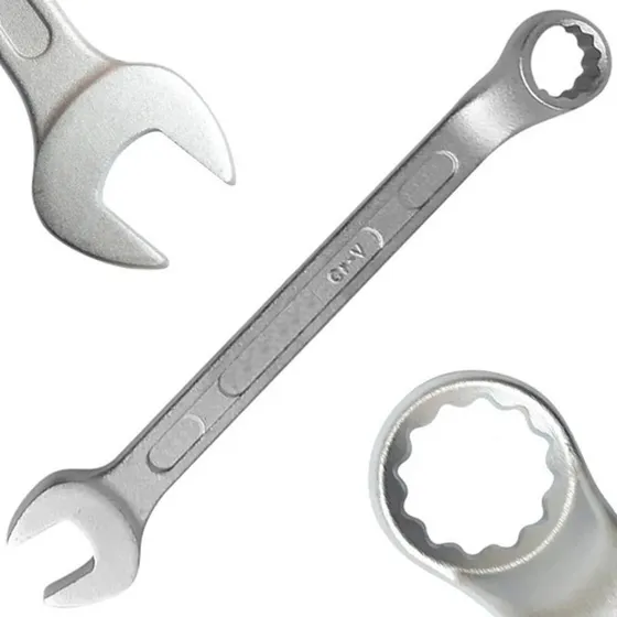 Llave Combinada Acodada 23mm / 23 Mm Profesional Acero Cr-v