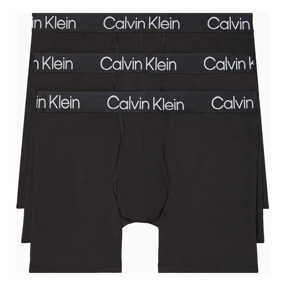 Pack De 3 Bóxers Largos Hombre Negro Calvin Klein