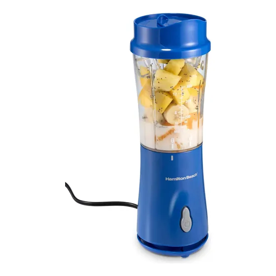 Batidora Portátil Para Batidos, Compacta Hamilton Beach Azul