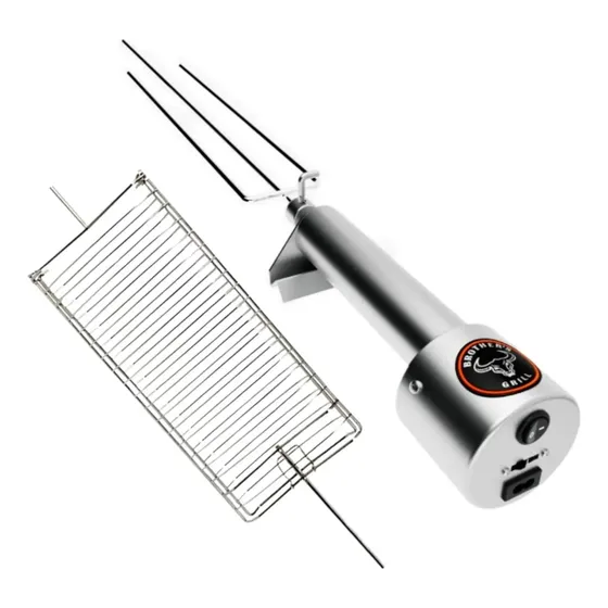 Espeto Giratório Elétrico Brothers Grill Espeto Churrasco