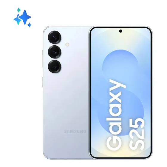 Samsung Galaxy S25 5G, 256GB, 12GB, Câmera Tripla - Azul claro