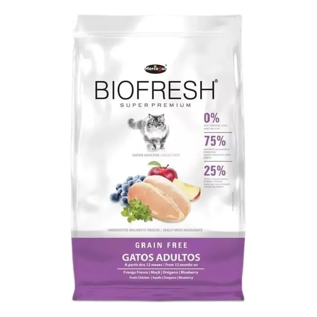 Alimento Biofresh Super Premium para gato adulto sabor mix de 7.5 kg