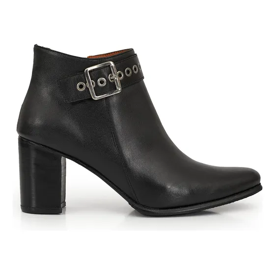Bota Mujer Cuero Vestir Elegante Botineta Zapato Briganti