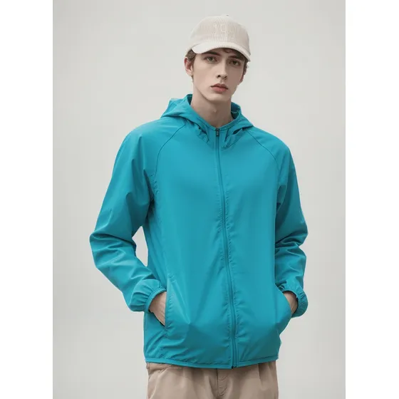 Chaqueta Cortavientos Deportiva Proteccion Solar
