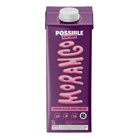 Bebida Vegetal Sabor Morango Possible 1l