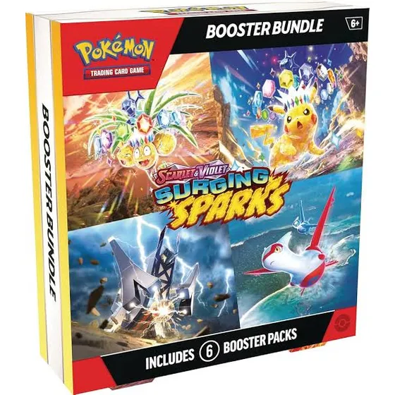 Pokémon Tcg Surging Sparks Booster Bundle Inglés