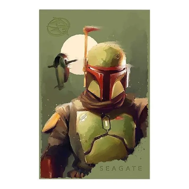 Disco Duro Externo Seagate 2tb Firecuda Boba Fett Star Wars Color Verde