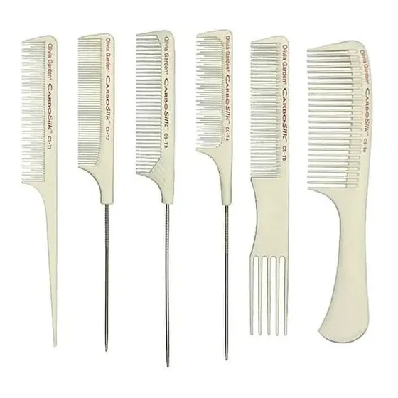 Juego De 6 Peinillas Olivia Garden Carbosilk Con Estuche