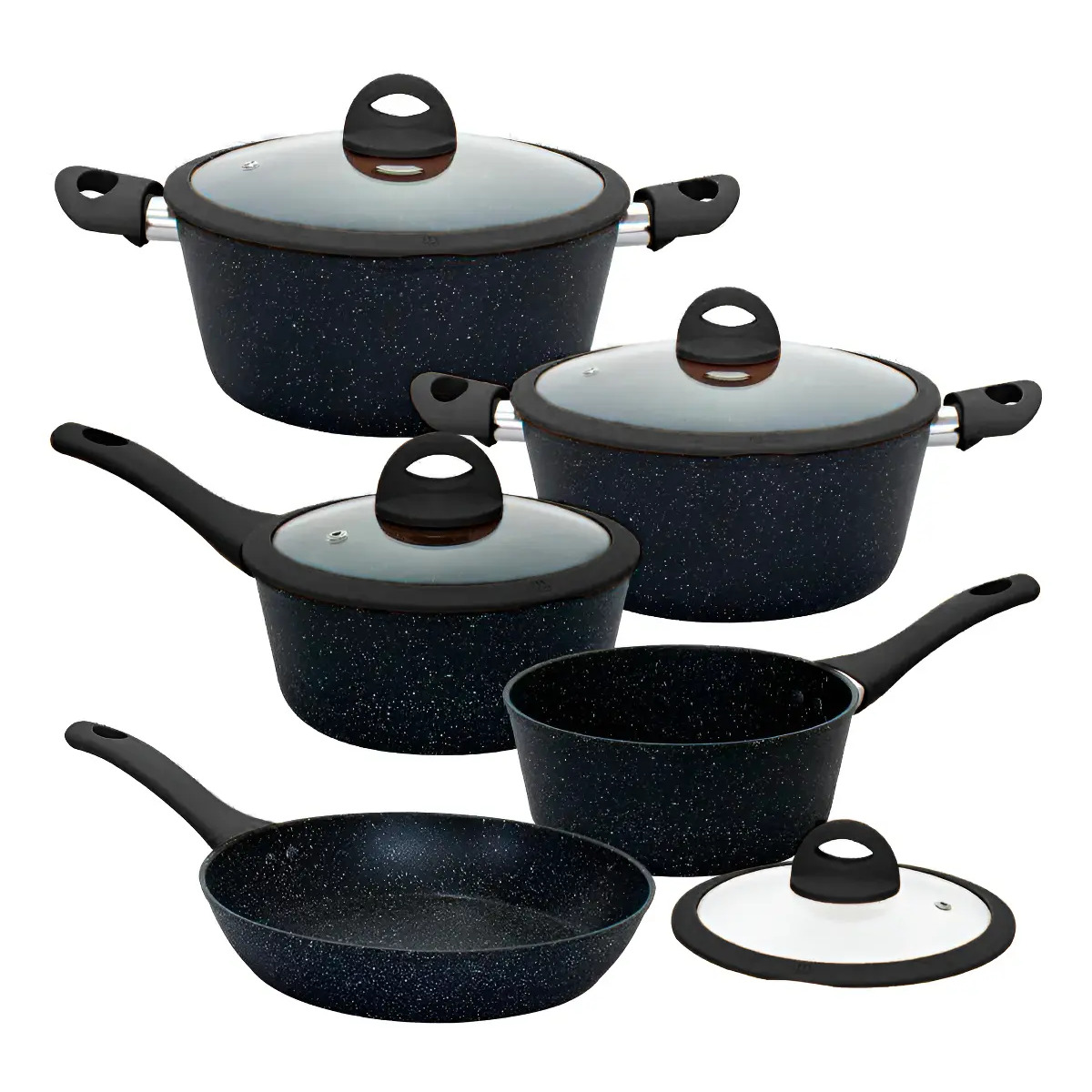 Jogo de Panelas Casambiente Viena Inducao Ceramica 5 Pecas