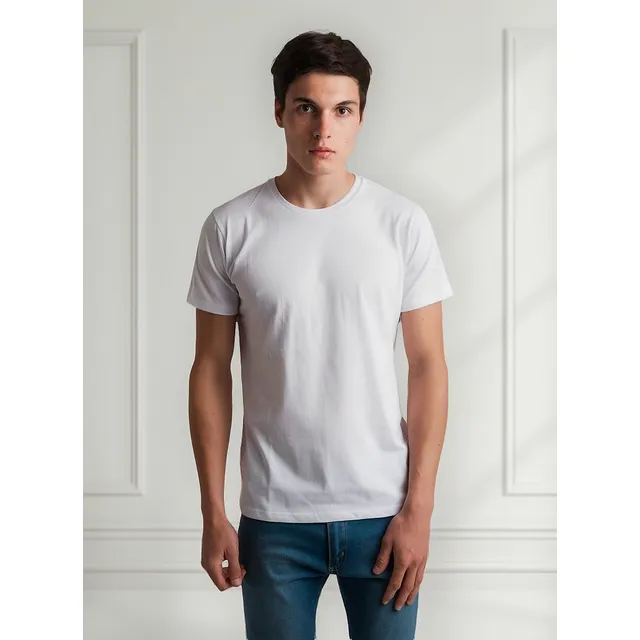Remera Basica Hombre Algodón Premium