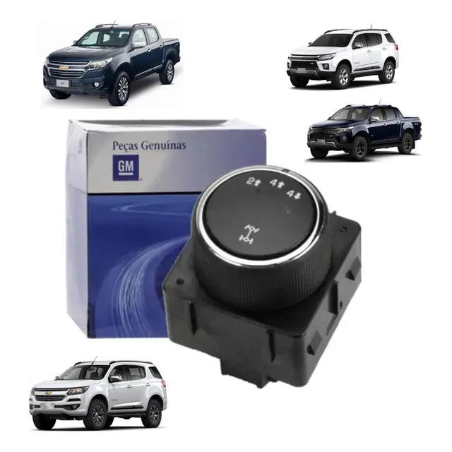 Botao Tracao 4x4 Trailblazer S10 Nova 2017 /2023 Original Gm