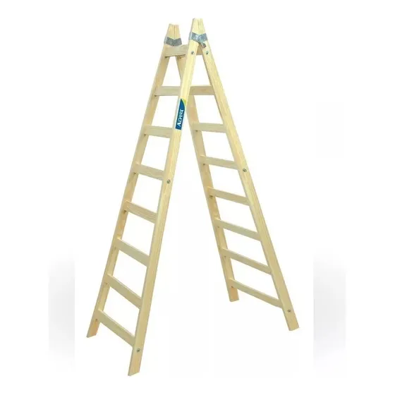 Escalera Alpina Madera 8 Escalones