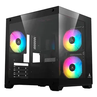 Gabinete Gamer Acegeek Gimli Rainbow Mid-t Lat De Vidro C/3f Gabinete Gamer Acegeek Gimli Rainbow Mid-t Lat De Vidro C/3f