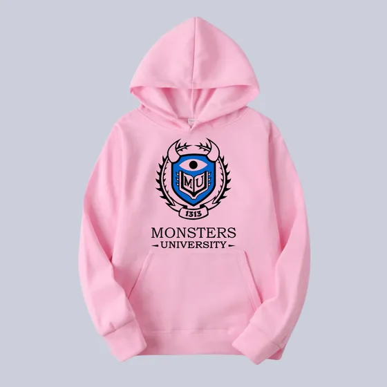 Blusa De Frio Monsters University Moletom Faculdade Feminino