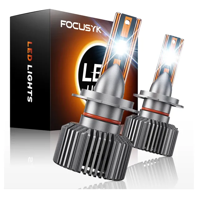 Kit Focos De Luz Led H4 H7 H11 9005 9006 28000lm Canbus Csp