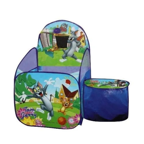 Carpa Plegable Cancha Baloncesto Niños Tom Jerry  Ref Lr4142