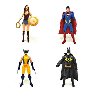 Bonecos Hulk Com Luz 17cm Personagens Vingadores Kit 4 Unid Bonecos Hulk Com Luz 17cm Personagens Vingadores Kit 4 Unid