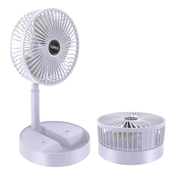 Ventilador Plegable Recargable Extensible 3 Velocidades