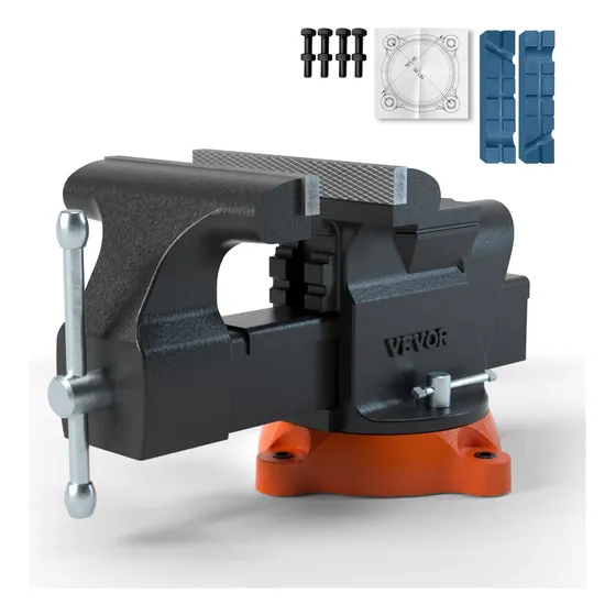Bench Vise Vevor, Largura Da Mandíbula De 6 Polegadas, Abert