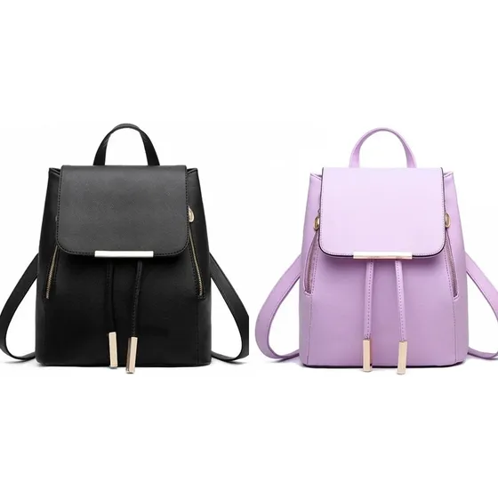 Cartera Tipo Mochila Dama Mujer Backpack Clásico