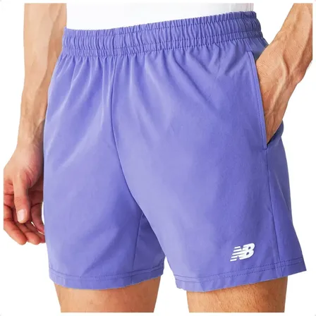Shorts New Balance Sport Essentials 5 Masculino Lilás G