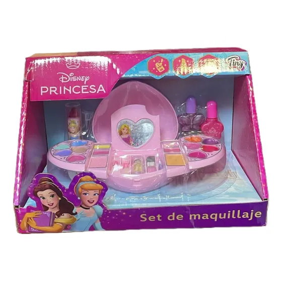 Tiny Set Maquillaje Tocador Princesas Disney Belleza